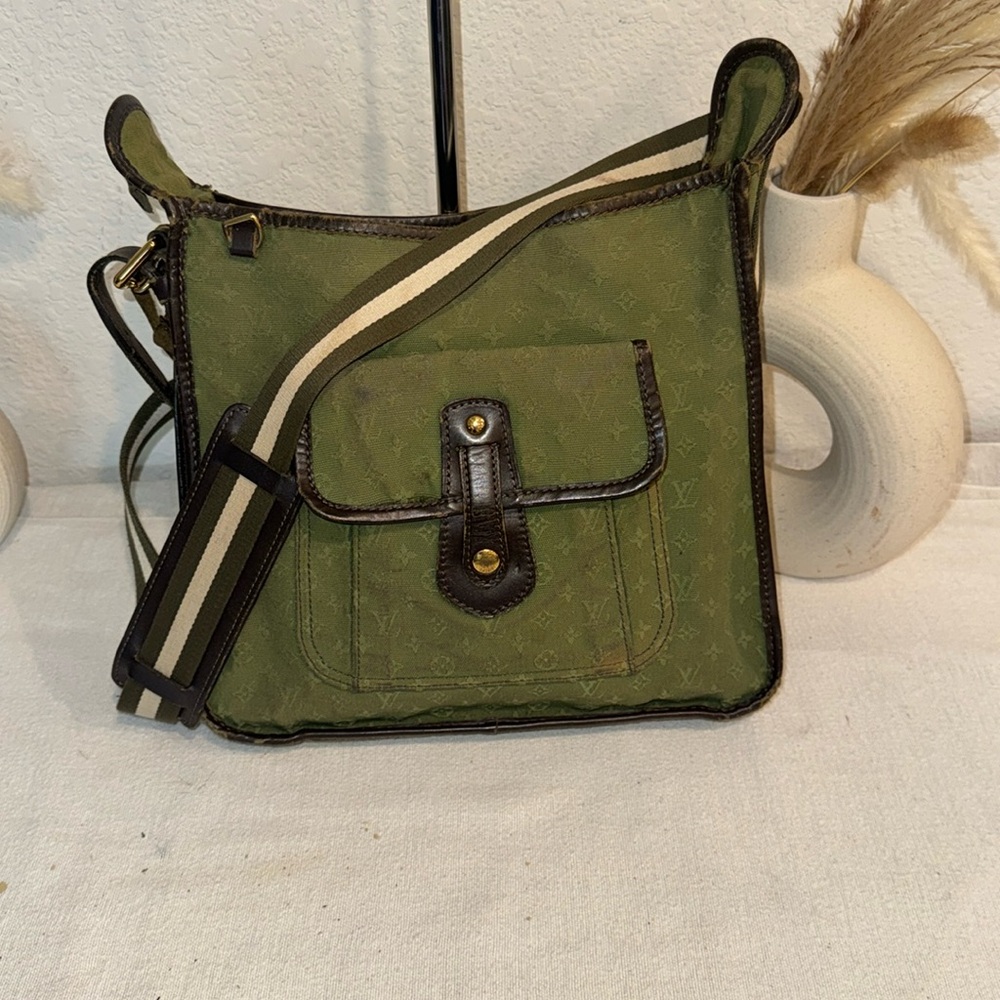 COPY - LOUIS VUITTON Monogram Bouzas Marie Kate Shoulder Bag Canvas Leather TST…
